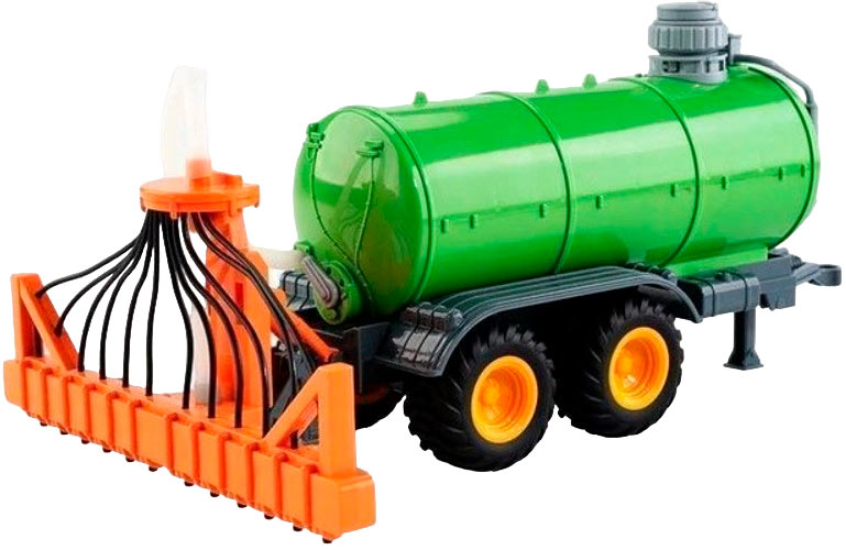 Радиоуправляемая модель Korody фермерский трактор с цистерной поливалкой двойные колеса (1к24) 6CH RTR (KR6642B)