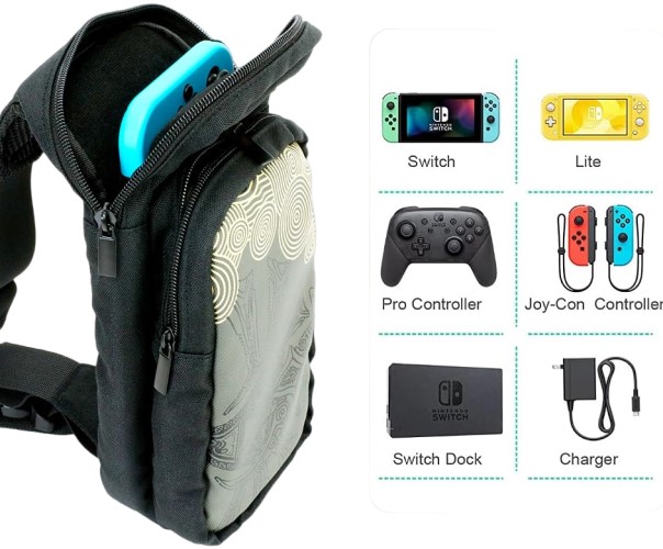 Сумка Go Pack The Legend of Zelda: Tears of the Kingdom для Nintendo Switch/Switch OLED