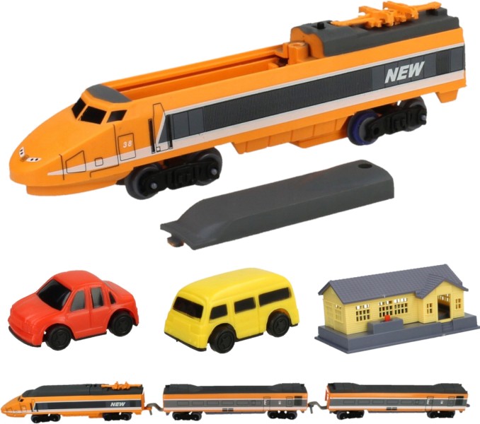 Железная дорога Fenfa Скоростной экспресс с ж/д станцией 4,3 м (1638A)