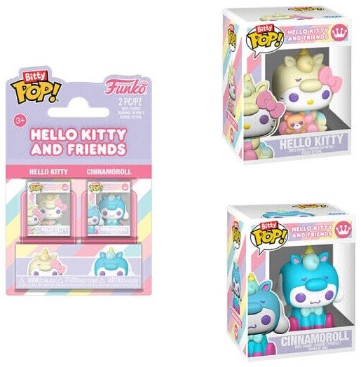 (CN) Фигурка Funko Bitty Pop! Sanrio: Hello Kitty and Friends - Hello Kitty & Cinnamoroll (2-Pack)