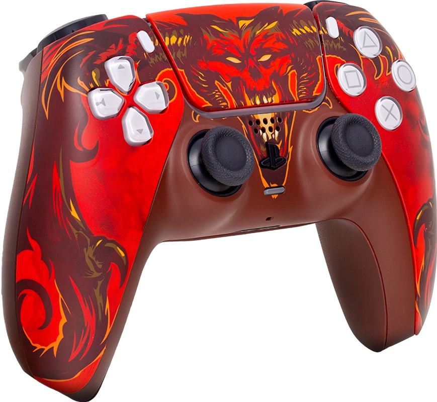 Геймпад Sony DualSense Дьябло + игра Diablo IV (PS5)