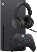 Microsoft Xbox Series X + гарнитура Wireless Headset
