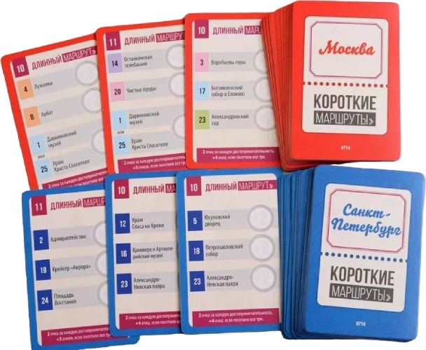 Настольная игра ZVEZDA Маршруты двух столиц (ZV-8716)