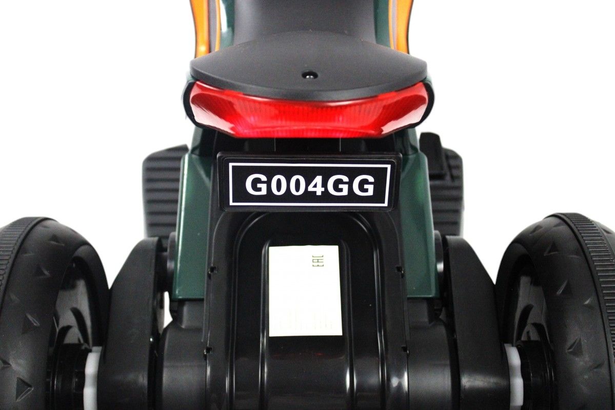 Детский электромотоцикл RiverToys (G004GG-GREEN) зеленый