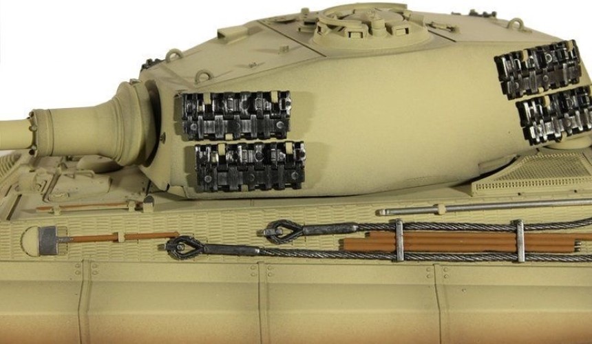 Радиоуправляемый танк Torro King Tiger, башня Henschel (Metal Edition) 1/16, ВВ-пушка V3.0 2.4G RTR, TR1110000611-3.0