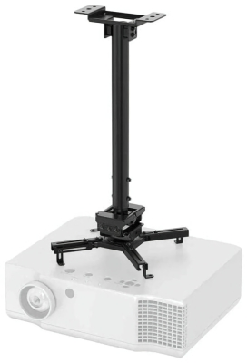 (EU) Аксессуар для проектора Neomounts by Newstar CL25-540BL1 потолочное крепление Full Motion (высота 60,5-90,5 см, до 35 кг, 360° поворот) , Чёрный