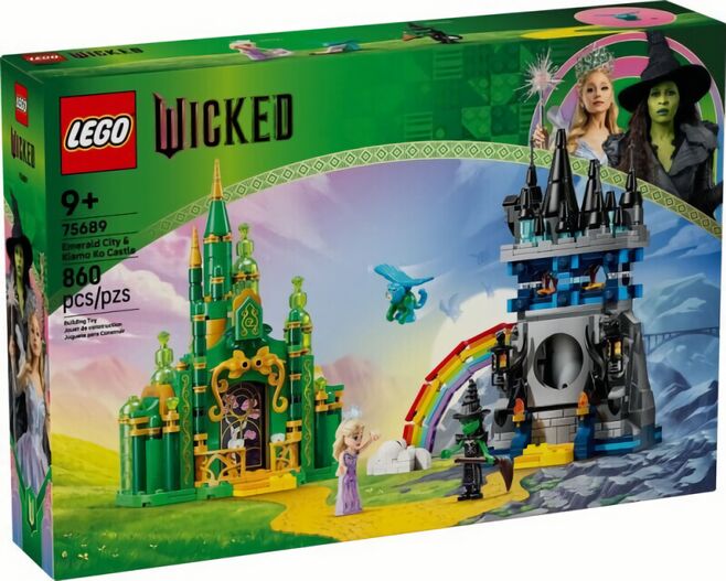 (EU) Конструктор LEGO Wicked Изумрудный город и замок Киамо Ко (75689)