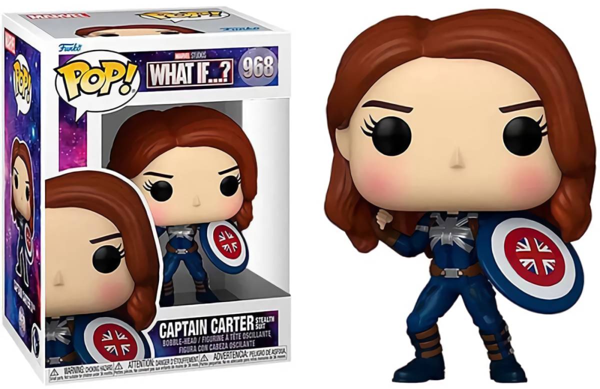 

(EU) Фигурка Funko POP! Marvel: What If...: Captain Carter Stealth Suit (968)