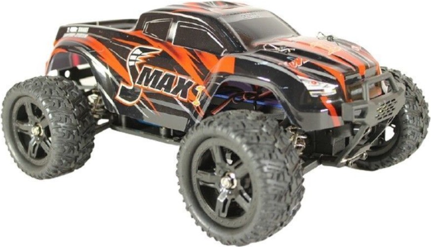 Радиоуправляемая модель Remo Hobby монстр SMAX Brushless V2.0 4WD (1к16) красный (RH1635V2-RED)