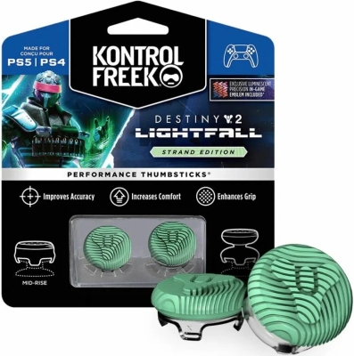 1 высокая + 1 средняя накладка на стики KontrolFreek Grips Destiny 2 Lightfall для геймпада PS4/PS5