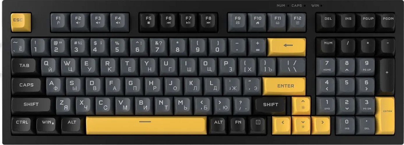 Клавиатура Ritmix RKB-598BL, Чёрная