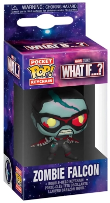 (EU) Фигурка Funko POP! Pocket Keychain Marvel What If...?: Zombie Falcon (57401)