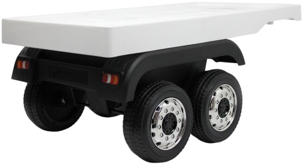 Прицеп RiverToys HL358 белый