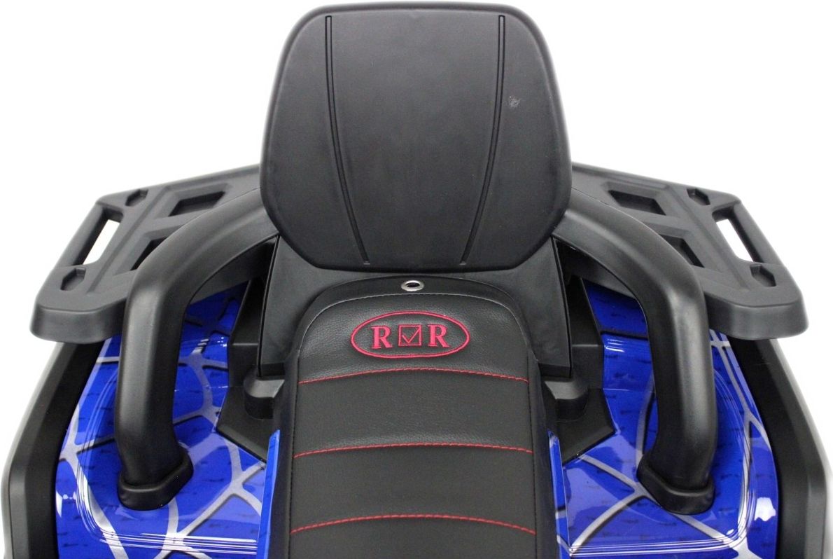 Детский электроквадроцикл RiverToys H999HH синий Spider