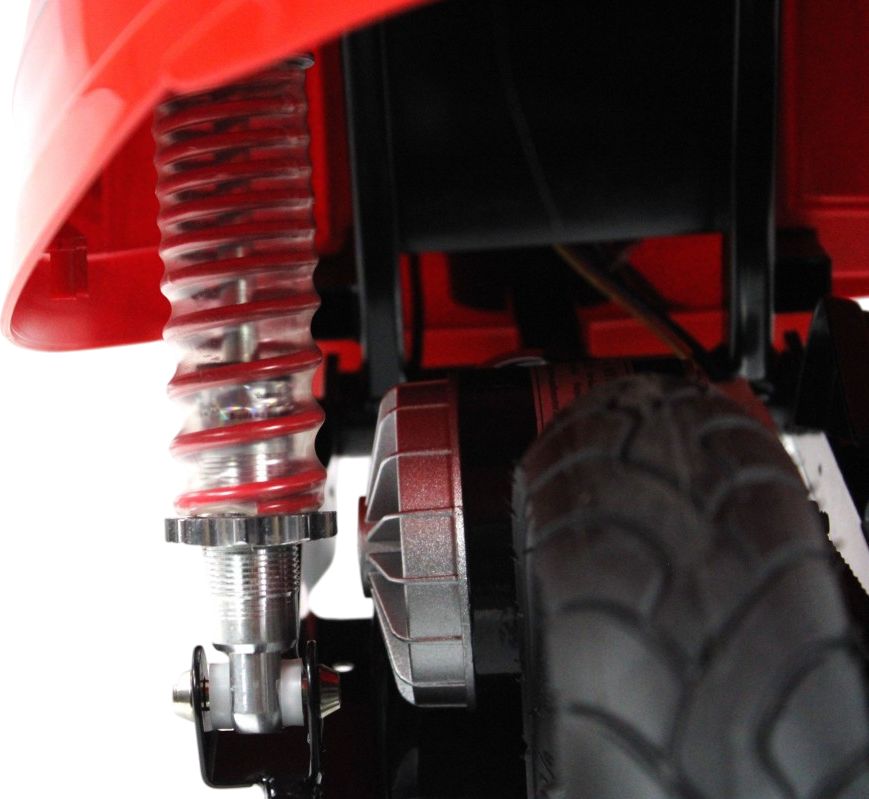 Детский электромотоцикл RiverToys A111AA красный