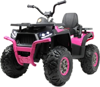 Детский электроквадроцикл RiverToys H999HH розовый