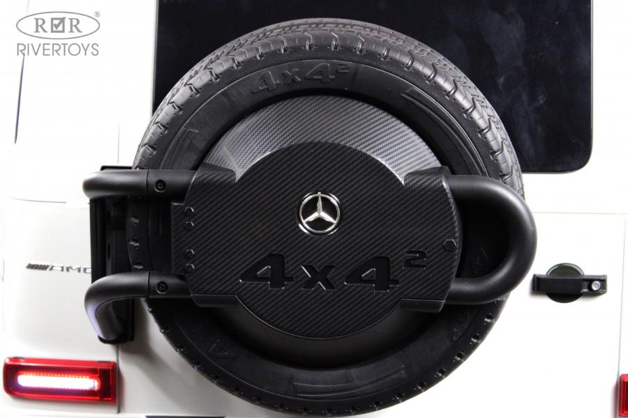 Детский электромобиль RiverToys Mercedes Benz G63 Y777YY белый