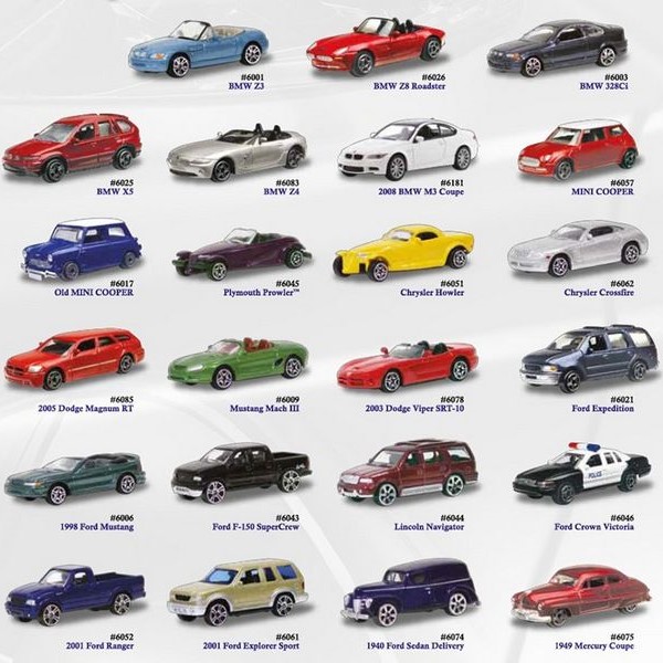 Машинка Motormax в ассортименте 1:64 в/к, 73601N
