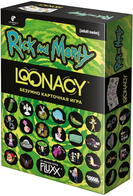 

(EU) Настольная игра Hobby World Loonacy Рик и Морти