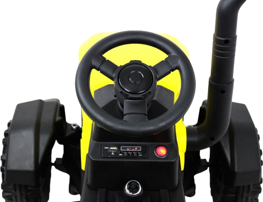 Детский электромобиль RiverToys O555OO жёлтый