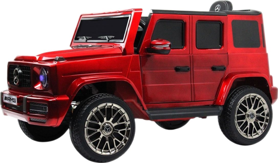 Детский электромобиль RiverToys Mercedes-AMG G63 4WD (G333GG) красный глянец