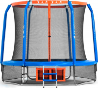 Батут DFC JUMP BASKET 16ft внутр.сетка, лестница, два короба (488cм) 16FT-JBSK-B