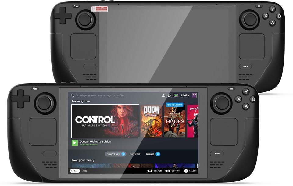 Закаленное стекло DOBE для Steam Deck (TY-3802)