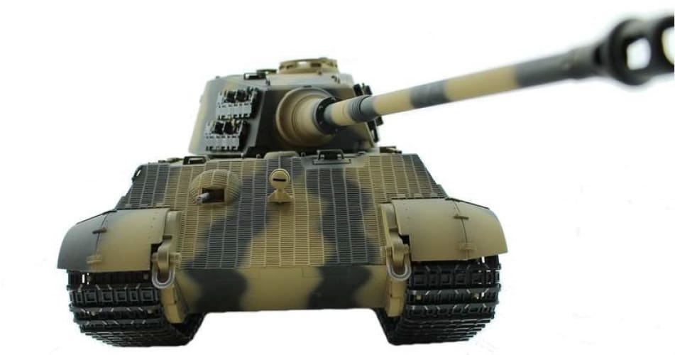 Радиоуправляемый танк Torro King Tiger 1/16, ВВ-пушка, дым, деревянная коробка V3.0 2.4G RTR, TR11709-CA-3.0