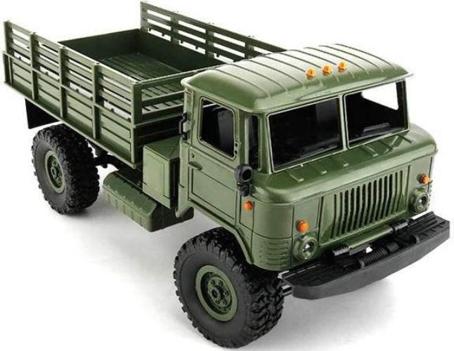 Радиоуправляемая модель WPL грузовая машина Газ 66 (1к16) зелёный