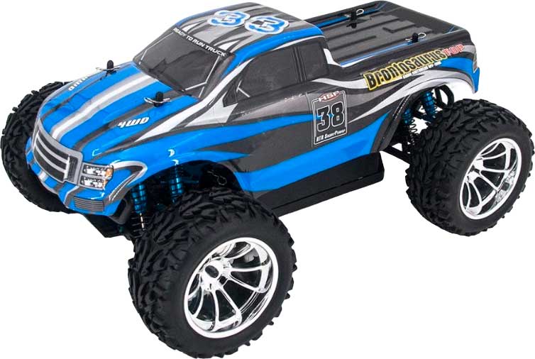 Радиоуправляемая модель HSP Brontosaurus TOP 4WD (1к10) синяя (94111TOP-NC111-BL)