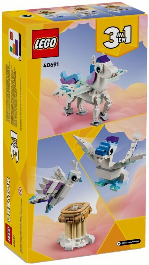 (EU) Игрушка-конструктор LEGO Creator Мифический пегас (40691)