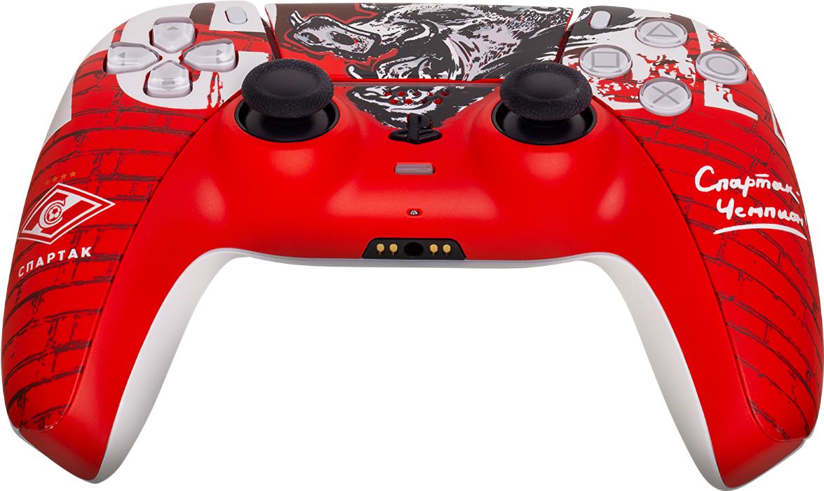 Кастомизированный геймпад Sony DualSense Спартак.Чемпион