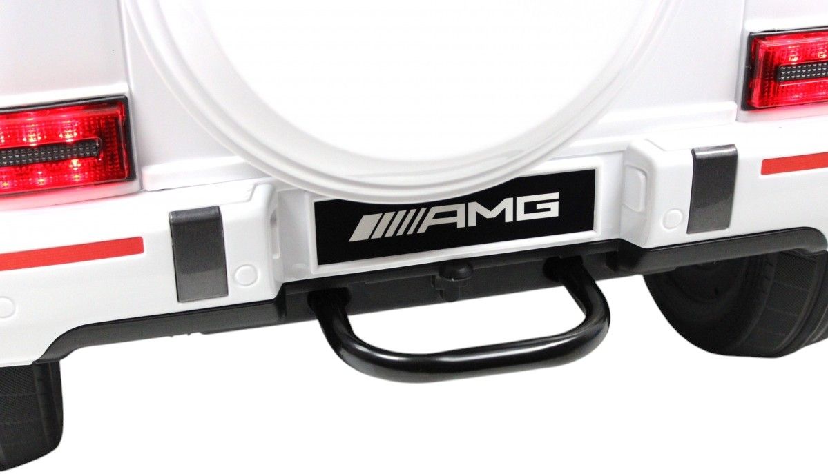 Детский электромобиль RiverToys Mercedes-Benz G63 4WD (Mercedes-AMG-G63-4WD-K999KK-WHITE) белый