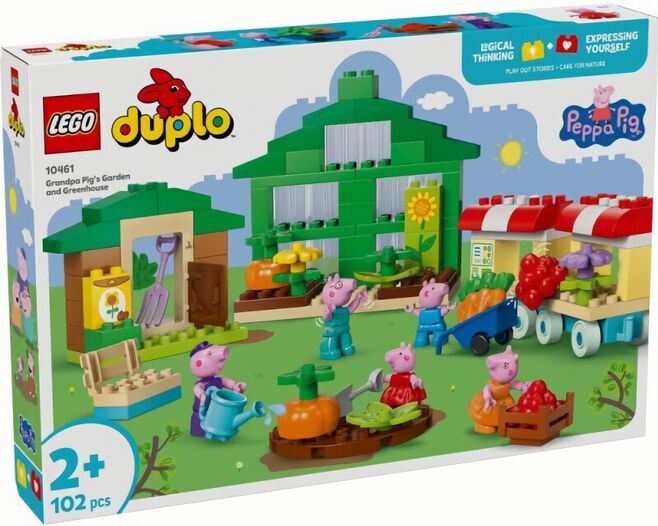 (EU) Конструктор LEGO Duplo Сад и теплица дедушки Свина (10461)