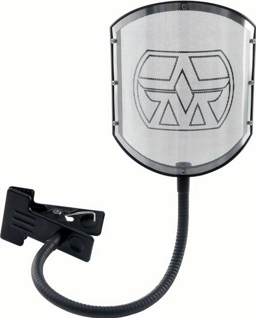 (EU) Поп-фильтр Aston Microphones Shield GN, с гусеничной штангой, из нержавеющей стали