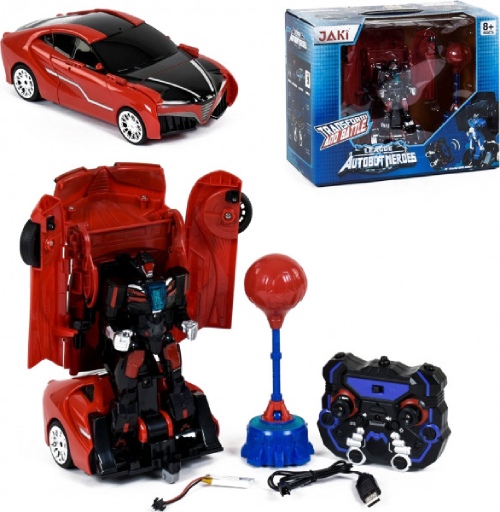 Радиоуправляемый робот JiaQi трансформер-боксер спортивная машина (TT686-S)