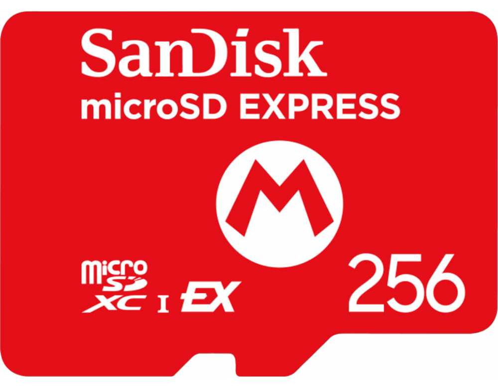 Карта памяти SanDisk MicroSD Express Card для Nintendo Switch 2 256 GB