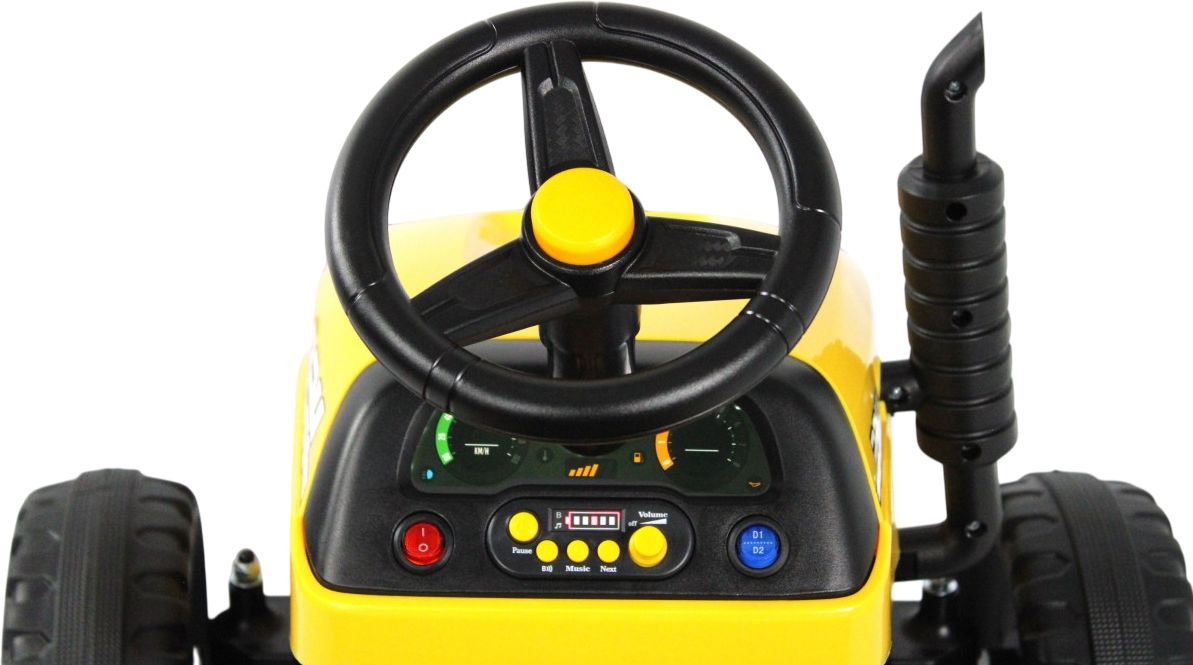 Детский электромобиль RiverToys K111KK желтый