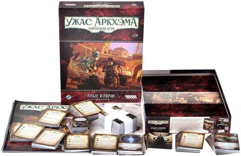 (EU) Настоьная игра Hobby World Ужас Аркхэма. Карточная игра: Алые ключи. Кампания (доп)