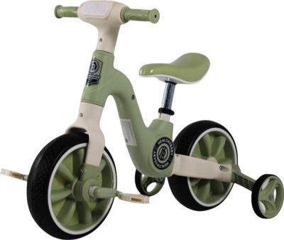Детский беговел-велосипед RiverToys (HB-318) (зеленый)