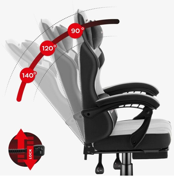 (EU) Игровое кресло Huzaro HZ-FORCE 3.7 GREY, 279010722, Серое