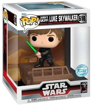 (EU) Фигурка Funko POP! Deluxe Star Wars:  Jabba's Skiff: Luke Skywalker (618)