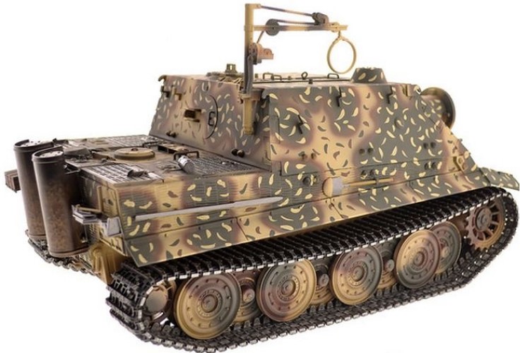 Р/У танк Torro Sturmtiger Panzer 1/16  2.4G, зеленый, ИК-пушка, деревянная коробка, TR1111700301