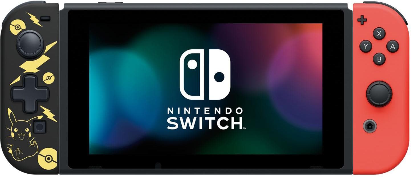 Контроллер HORI D-Pad Pikachu Black & Gold для Nintendo Switch (NSW-297U)