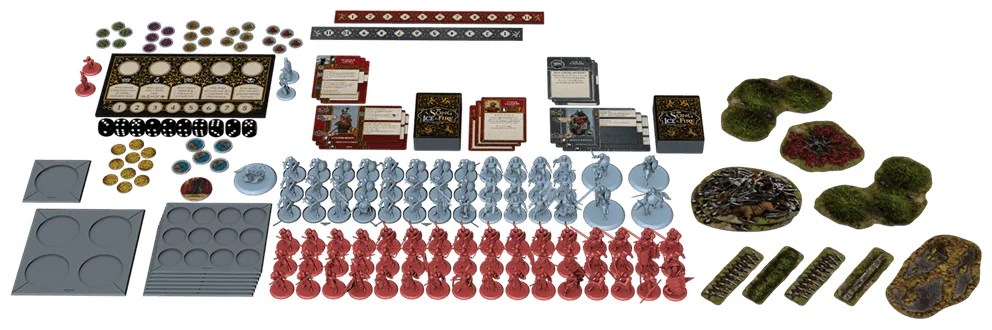 Настольная карточная игра Hobby World Песнь льда и огня: Старки против Ланнистеров (181922)