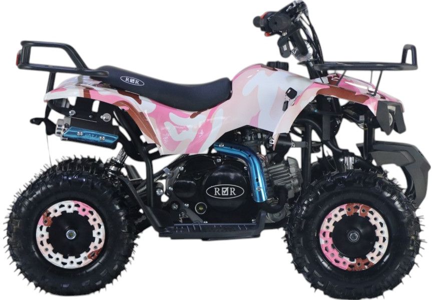 Детский квадроцикл RiverToys (TIGER-PINK-CAMOUFLAGE) розовый камуфляж