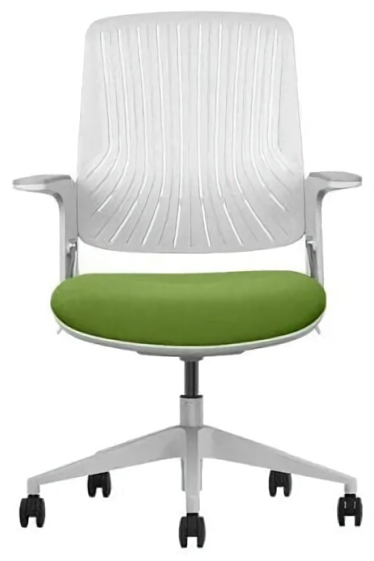 (EU) Офисное кресло CROMAD Senior Se1800, Белое/Зеленое