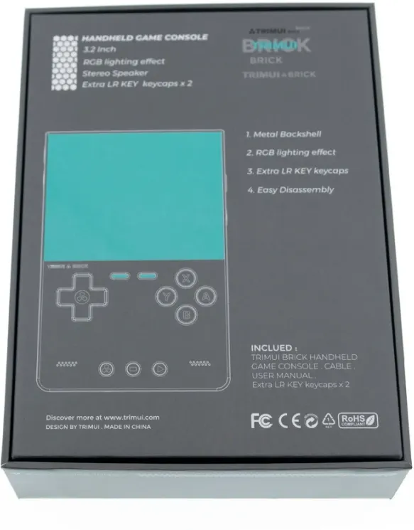 Портативная игровая приставка Trimui Brick (фиолетовая)