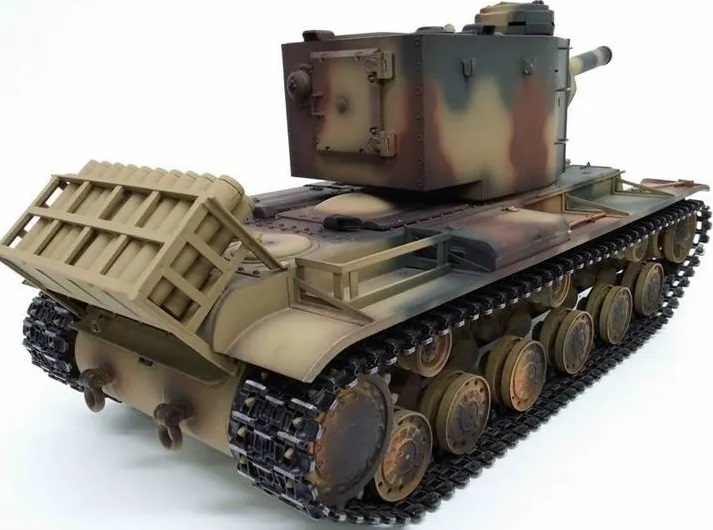 Радиоуправляемый танк Torro KV-2 1/16 зеленый, ИК-пушка (для ИК боя) V3.0 2.4G RTR, TR1212438786-3.0