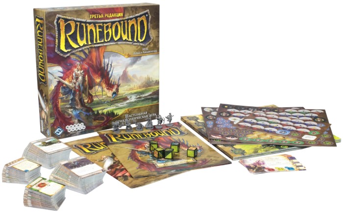 Настольная карточная игра Hobby World Runebound. Третья редакция (1599)